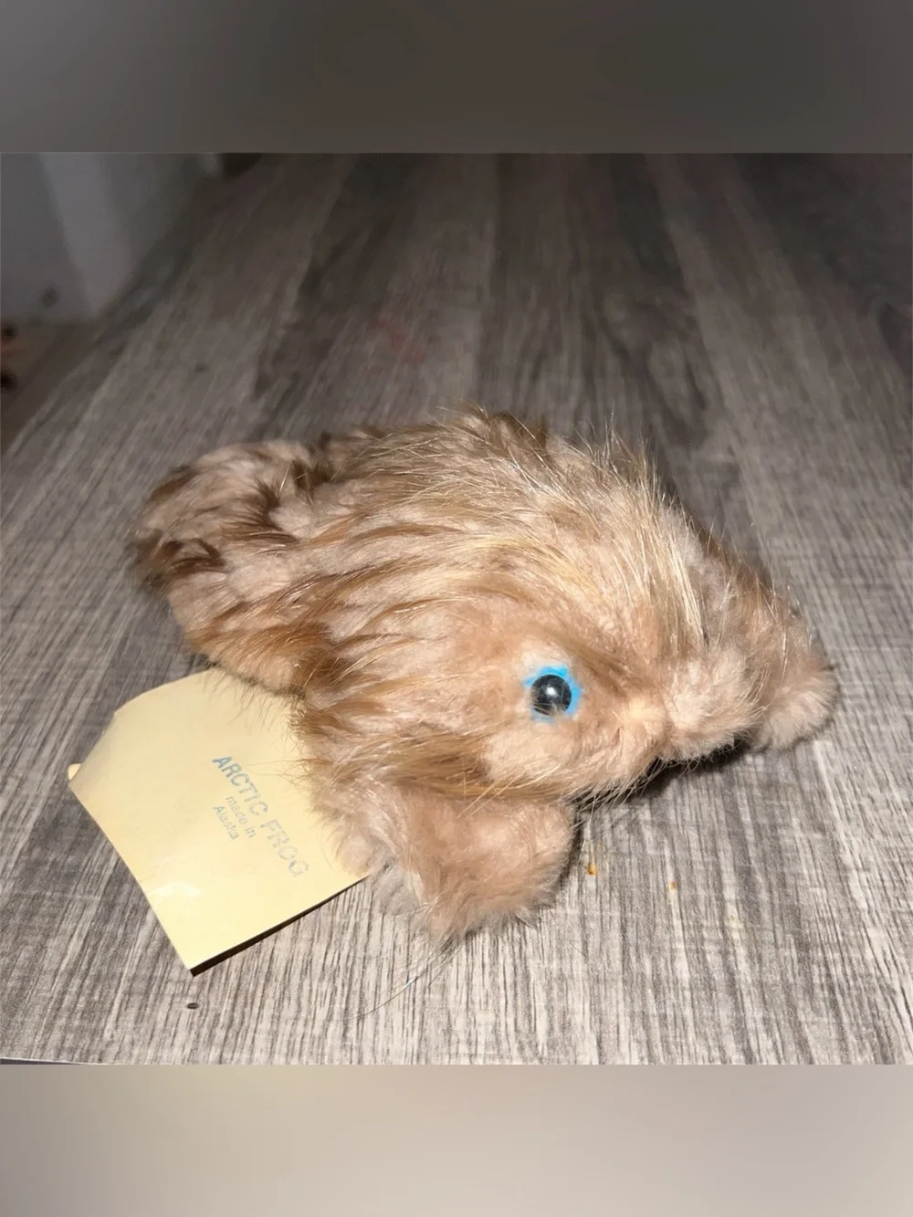 Vintage Arctic Frog Fur Plush Cheryl’s Custom Furs Handmade Alaska RARE
